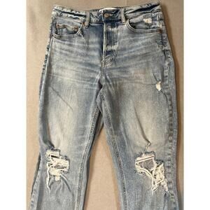 Women's Daze Distressed Light Wash Jeans Size 28